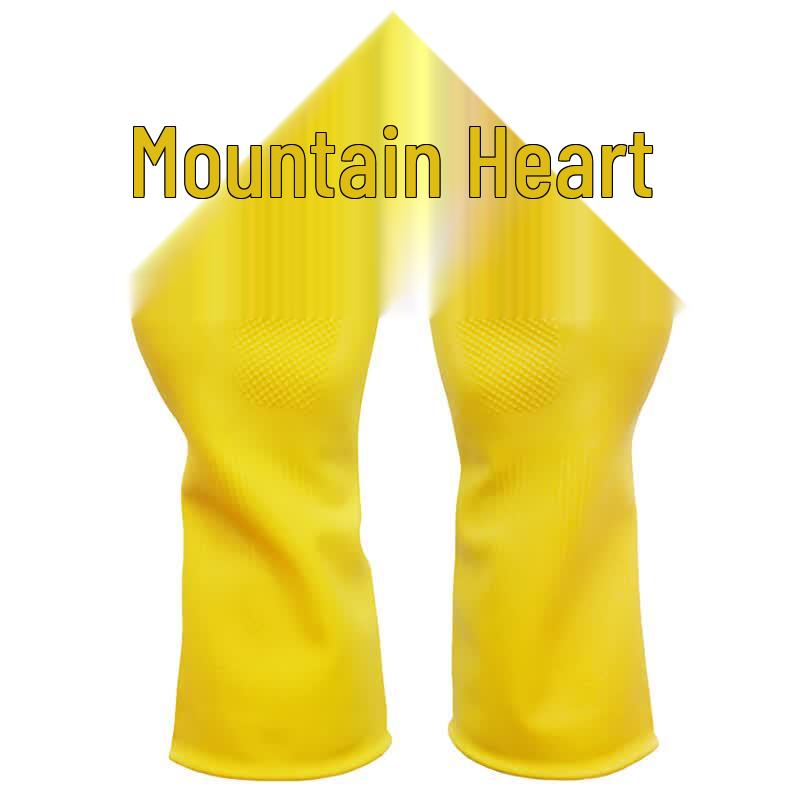 Golden Leaf Heavy-Duty Latex Work Gloves S жёлтый