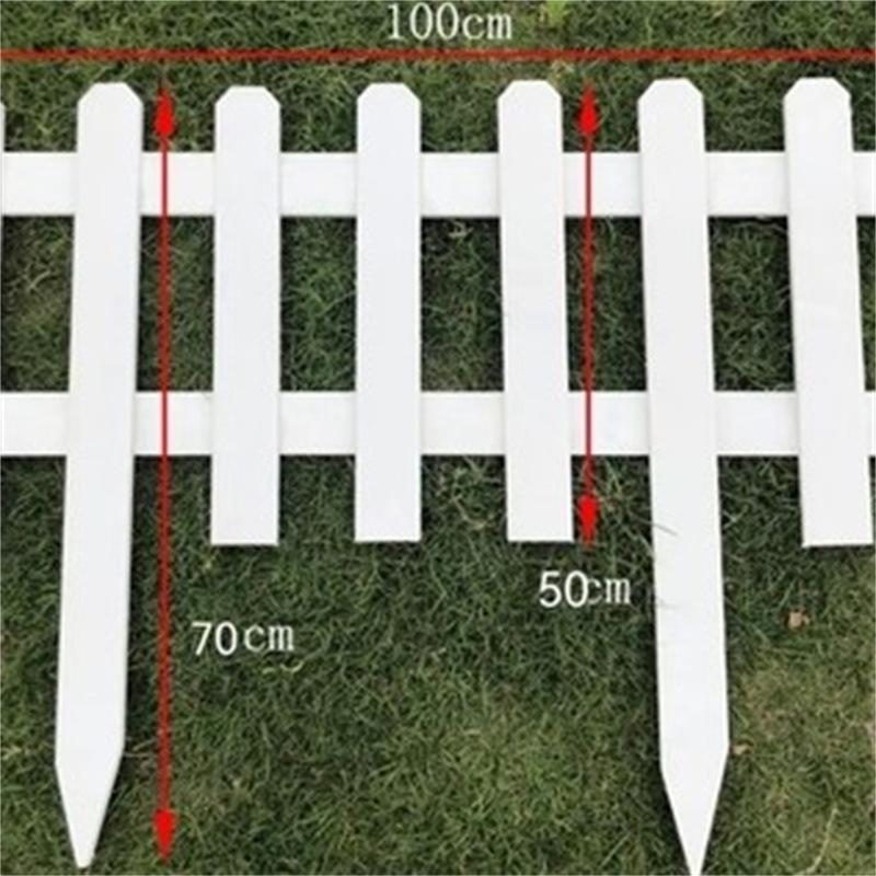 Carbonized Anticorrosive Wood Decorative Fence for Outdoor Gardens and Parks