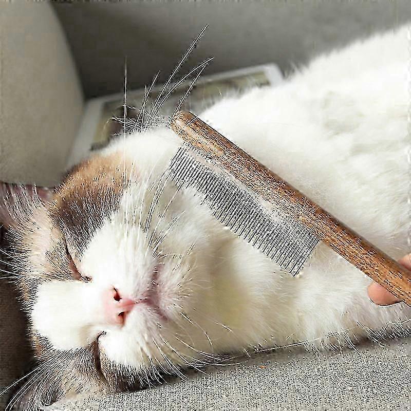 Cat Comb,dog comb,Solid Wood Pet Comb Grooming Tool for Cats,Dogs