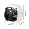 Portable Air Conditioners Desk Evaporative Humidifier Multifunctional USB Quiet Cooling Device For Tent Desk School Garden Beach