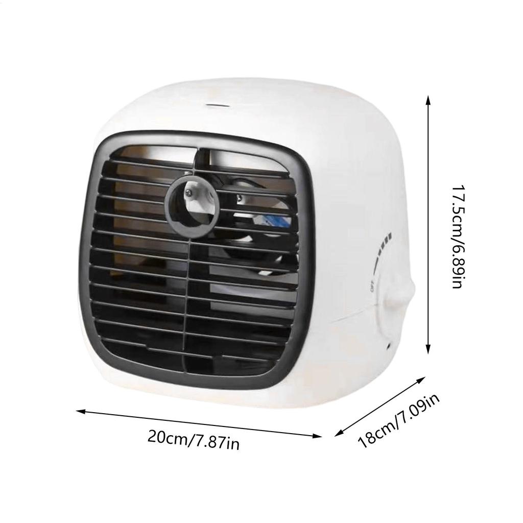 Portable Air Conditioners Desk Evaporative Humidifier Multifunctional USB Quiet Cooling Device For Tent Desk School Garden Beach