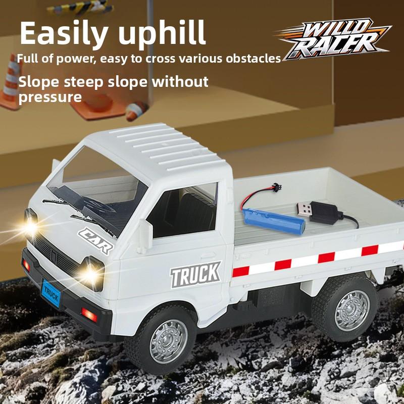 1:16 Scale Drift Rc Truck 4Wd High-Speed Remote Control Car Toys With Led Lights All-Terrain Tires Realistic Model Toy For Boys