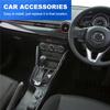 ABS Car Central Gear Shift Knob Panel Frame Cover Trim Car Styling For Mazda 2 20-21 CX-3 15-21 RHD-M53K