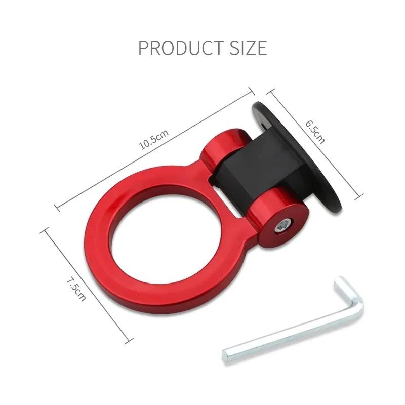 Car Tow Decoration ABS Car Styling Trailer Hooks Sticker Decoration Rear Front Trailer Simulation Racing Vehicle Towing Hook