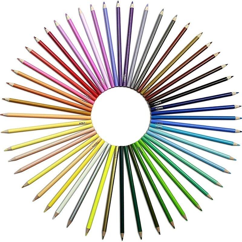 12/24/36/48 Colors Professional Oil Colour Pencil Set Artist Painting Sketching Wood Color Pencil School Art Supplies