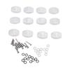 12PCS Plastic Material Machine Head Tuner Screws Washers Included Tuning Key Buttons  For Guitars