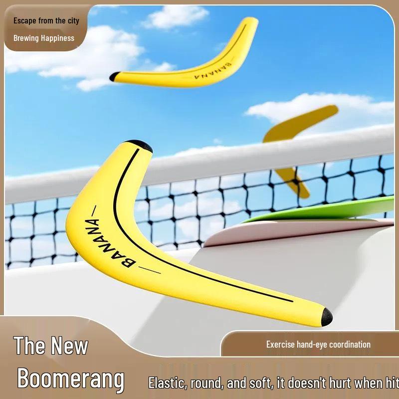 Popular EVA Foam Three-Leaf Safety Boomerang Toy for Boys