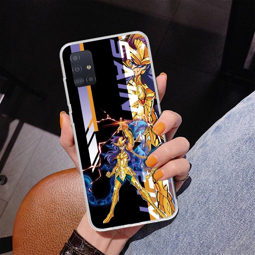 Anime Saint-Seiya Phone Case For Samsung Galaxy A52 A32 A22 A12 A51 A31 A50S A30S A20S A10S Note 20 Ultra 10 Plus S10 A72 A71 Ga