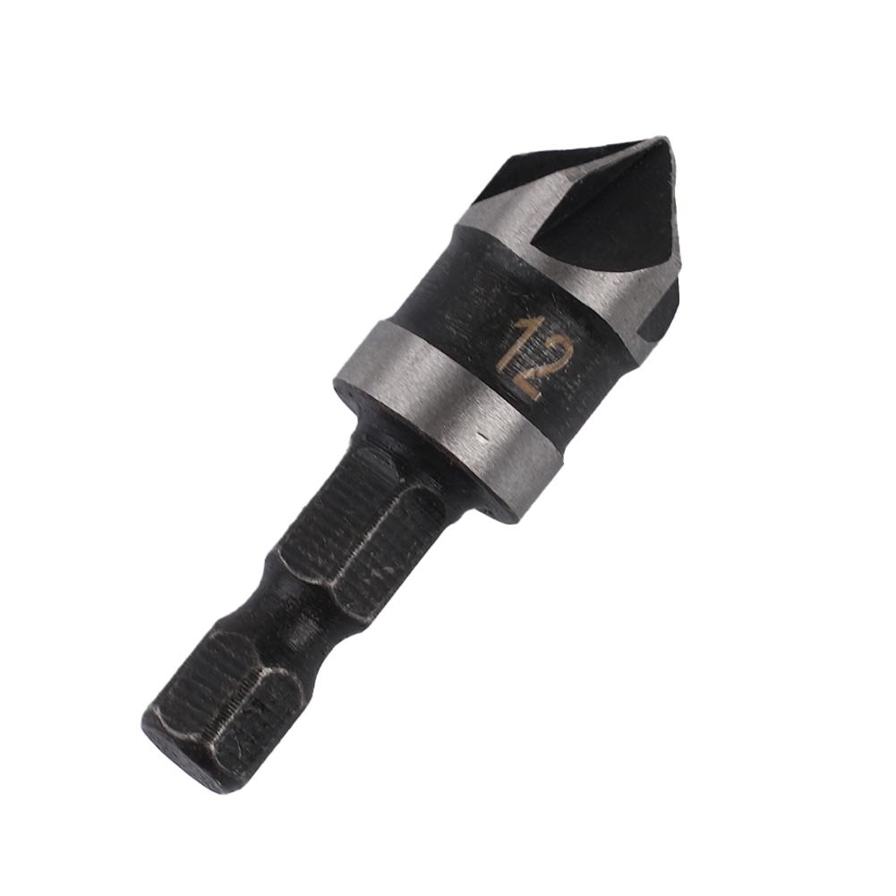 12/16/19mm Drill Bit Carbon Steel Chamfer Drilling