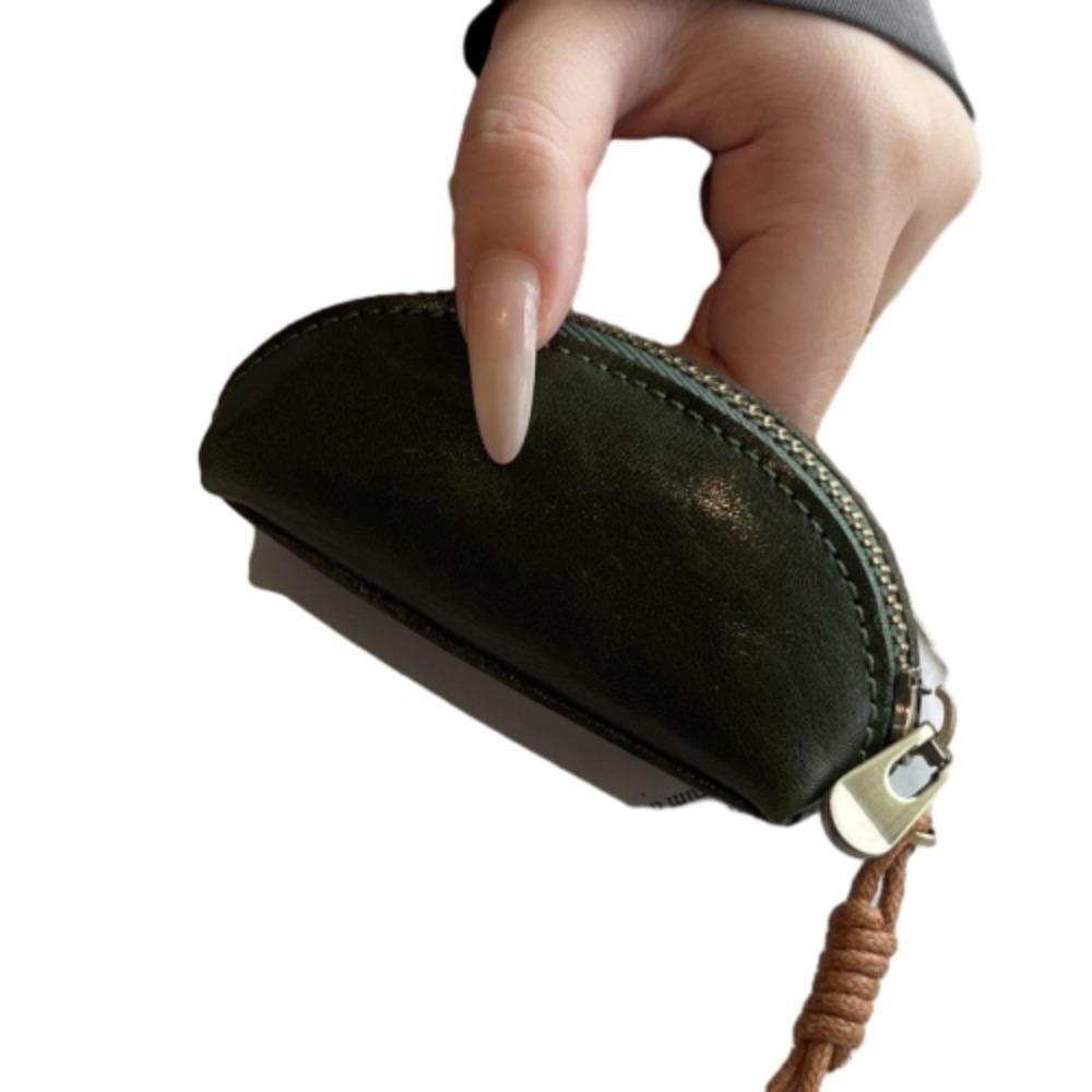 Multifunctional Car Key Bag Genuine Leather Keychain Holder Protection Cover Mini Storage Bag  Home