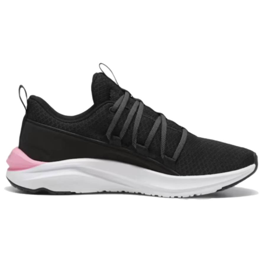 New PUMA Softride Abrasion Resistant Low Top Casual Running Shoes Women's Black 377672-14