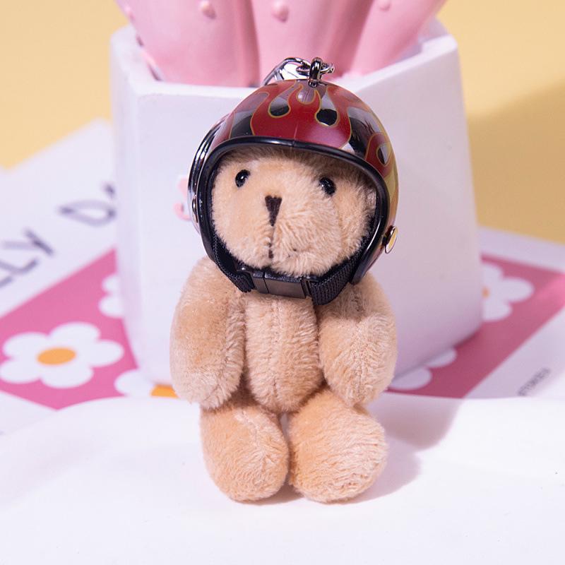 Mecha Cartoon Helmet Keychain