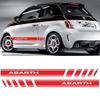 2pcs Car Door Side Stickers For FIAT Abarth 500 595 Long Sport Stripes Styling Vinyl Film Decor Decals Auto Tuning Accessories