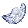 Blue Color Fishing Net Wall Hanging 59.06x78.74in Fish Net Party Decor  Mediterranean Style Decor