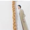 Half Round Straw Bag Rattan Shoulder Bag Zipper Woven Half Moon Crossbody Handbags Bohemia Vacation for Women