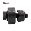 Hole Punch Knockout Die and Punch Set Hole-Cutting Hole Free of Burrs Homebrew Kettle/Keg Tool Works for Stainless Alu Plastic