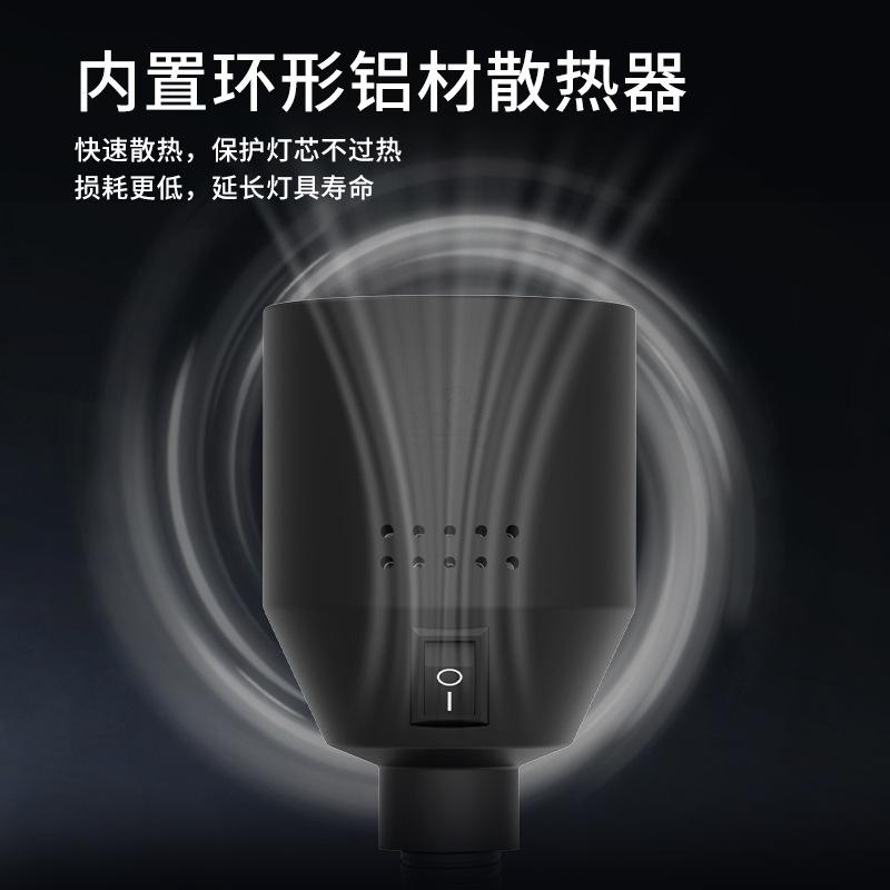 Led Machine Tool Work Lamp Strong Magnetic Lamp Universal Hose Lighting Lathe Tire Expansion Repair Special Industrial Desk Lamp