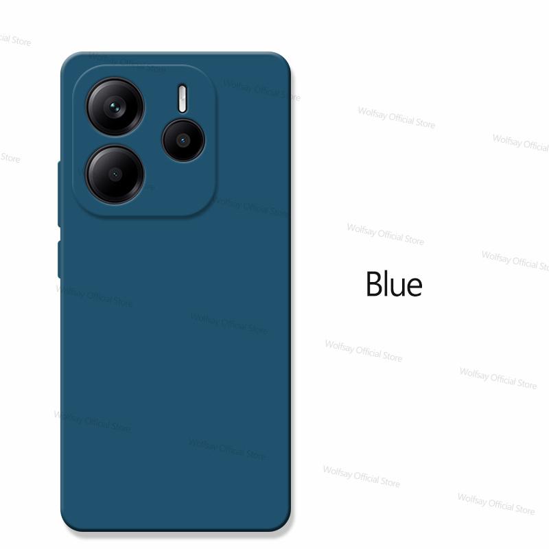 

Для Xiaomi Redmi Note 14 4G Чехол Xiaomi Redmi Note 14 4G Обложка Ударопрочный Жидкий Силикон Задняя Крышка Телефона Для Redmi Note 14 4G 24117RN76G(163.25mm)