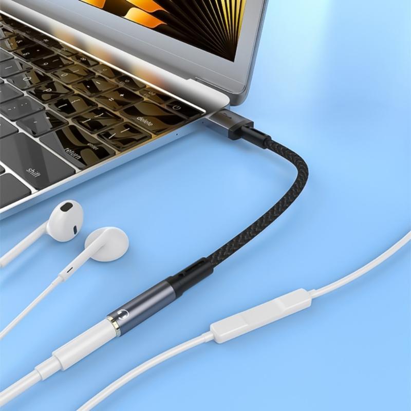 Placă de sunet stereo externă portabilă USB la cablu audio USB la adaptor audio de 3,5 mm USB la convertoare de 3,5 mm