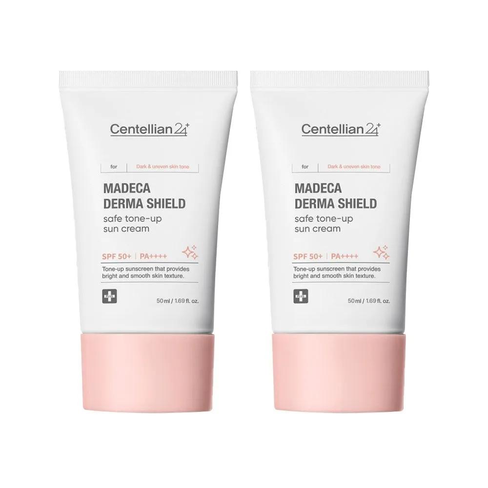 CENTELLIAN24 Мадека Дерма Щит Безопасный Солнцезащитный Крем 50 мл (SPF50 +) 2 куска