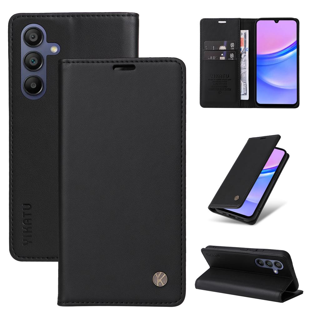 YIKATU YK-001 For Samsung Galaxy A17/A26 5G/A16 5G/A16 4G Case Stand Leather Phone Cover Strong Magnetic Closure