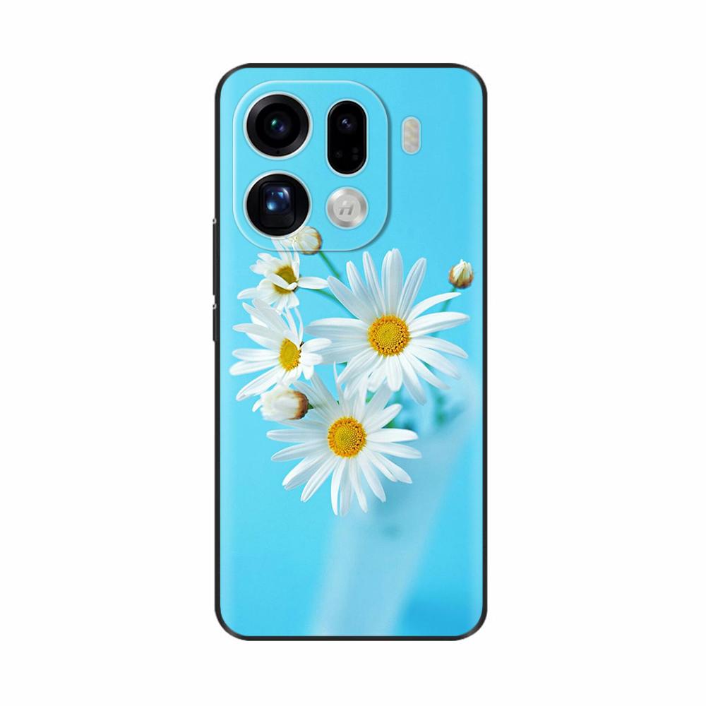 For OPPO Find X9 Pro Case Cute Flowers Cartoon Back Cover For OPPO Find X9 Cases FindX9 Pro ShockProof Phone Cases Funda Shells