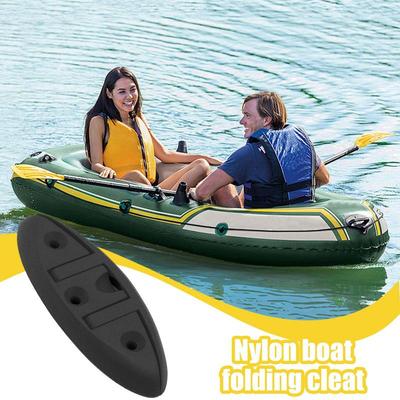 Boat Dock Cleats 5-Inch Foldable Marine Grade Rope Cleat Multifunctional Kayak Boat Accessory Folding Flip-Up Dock Cleat For