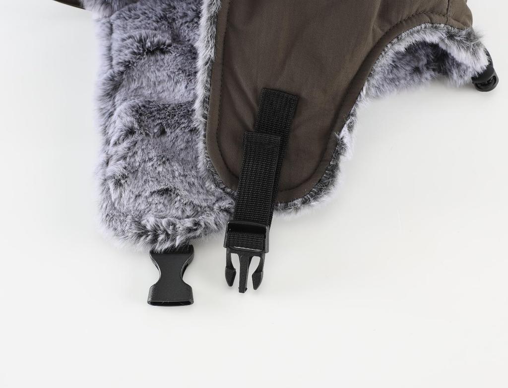 Connectyle and Winter Pilot Cap with Work Army Green Men's Women's Water-Repellent Earflaps, Cap,