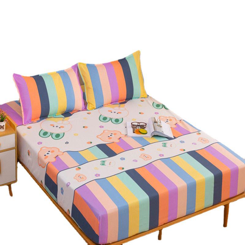 All-Around Elastic Printed Fitted Mattress Protector - No Pilling or Shrinking Dust Cover