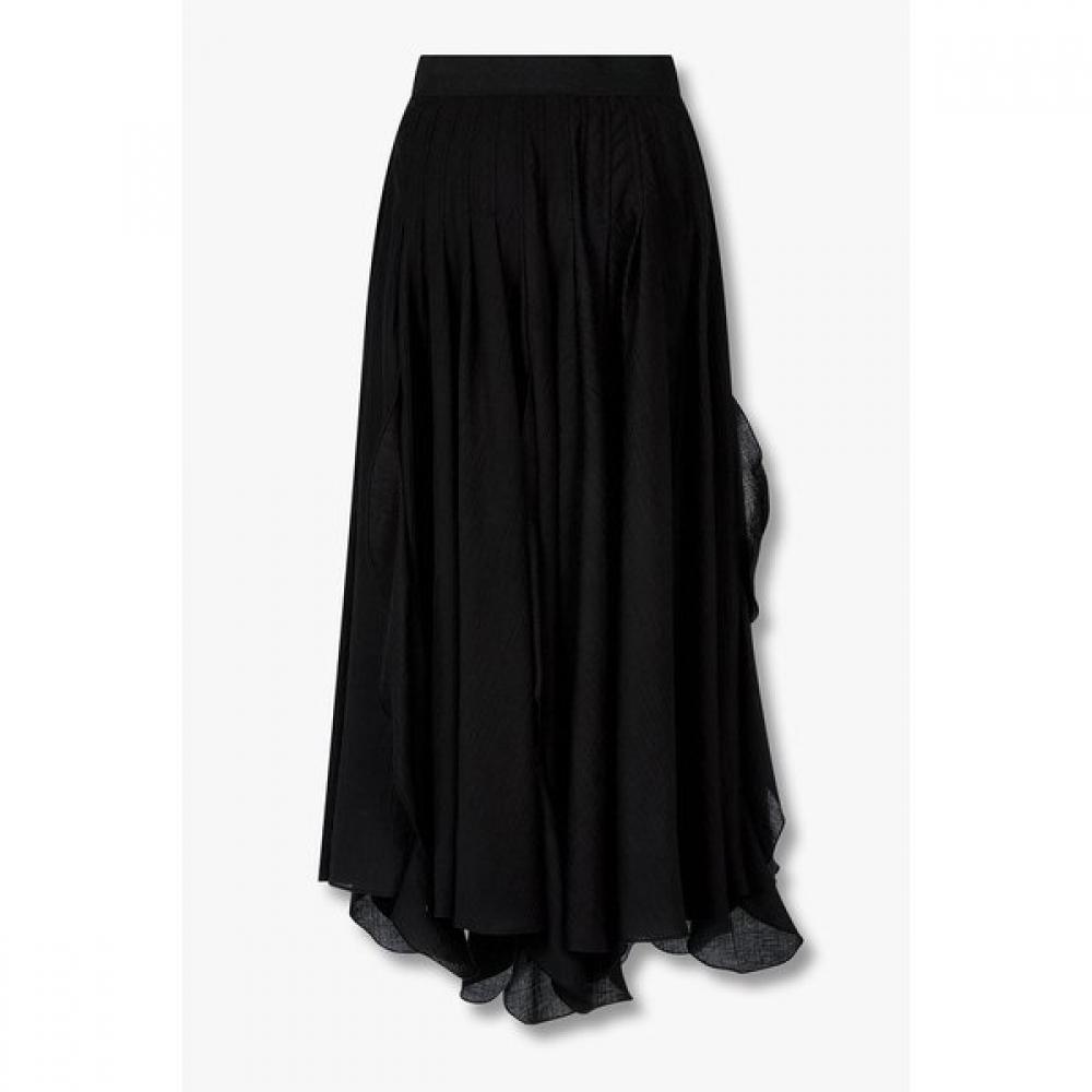 VOV Crinkle Ruffle Long Skirt  7156235004 