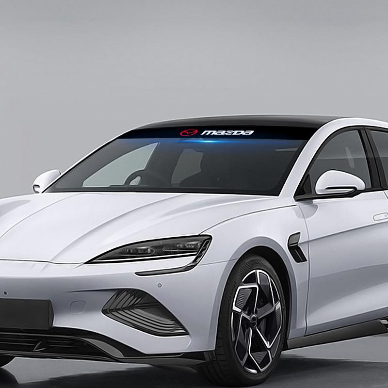 Autoaufkleber für die Frontscheibe vorne und hinten dekoratives Emblem für Mazda 3 5 6 323 626 CX-3 CX-4 CX-5 CX-7 CX-9 Axela 6 RX8 7 MX3