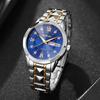 TOP Brand Men's Watch Business Simple Night Light Waterproof Double Calendar Rivet Steel Strip Male Fashion Quartz Clock Watches