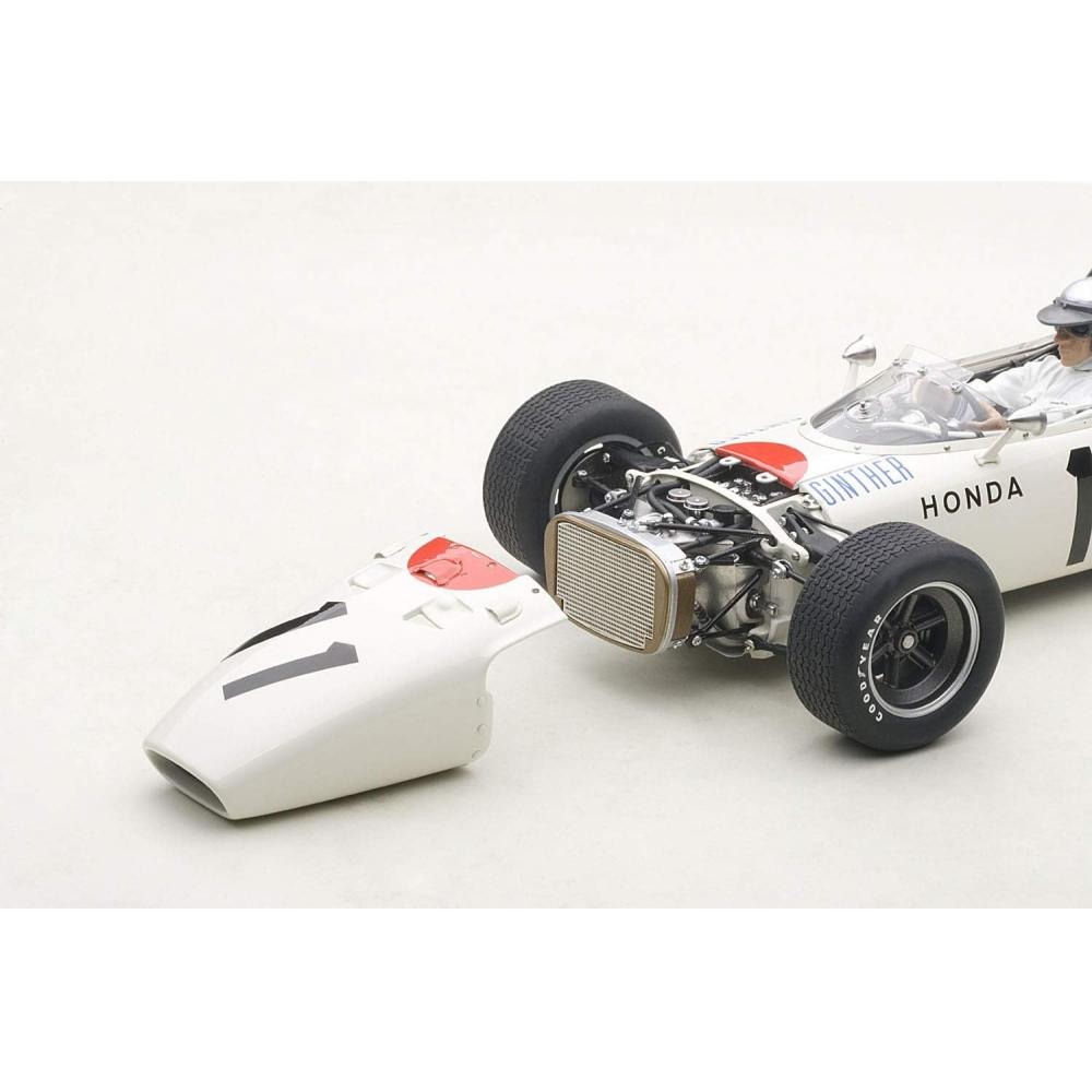 Autoart 1 18 Honda Ra272 F1 1965 11 Sieger des Großen Preises von Mexiko Mit Richie Ginther Fahrerfigur Einzelstück