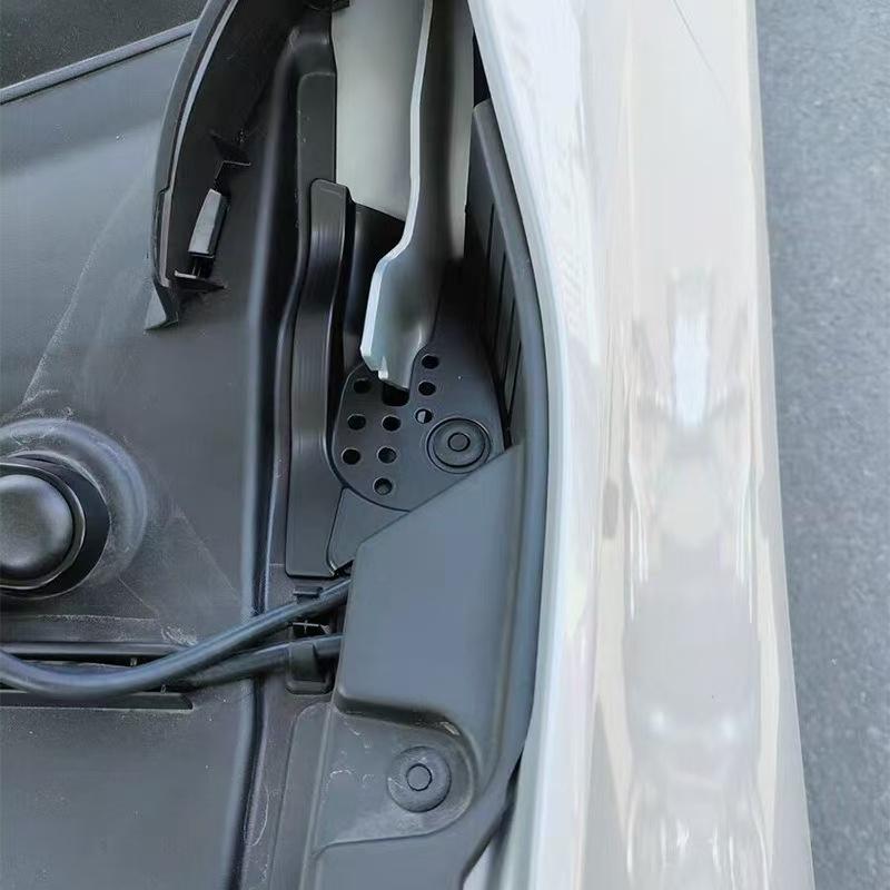 Kryty okapových žlabů pro Volvo XC60 2018-2025 Proti listí Blokování nečistot Odtokový žlábek stěračů Upravený odtok Dodatečná montáž Otvor pro odtok z kapoty