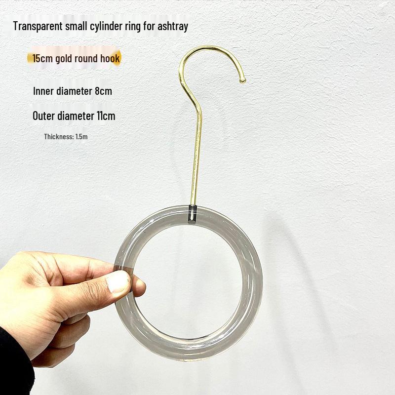 Transparent Acrylic S-Shaped Crystal Clothes Hanger Hook