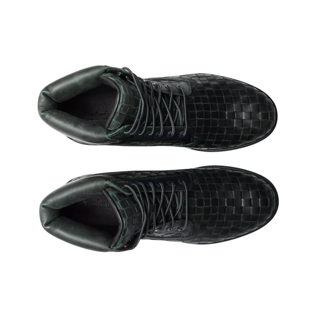 Timberland 6 Inch Premium Boot Woven Leather - Dark Green Unisex Sneakers TB0A6FD6-EEQ