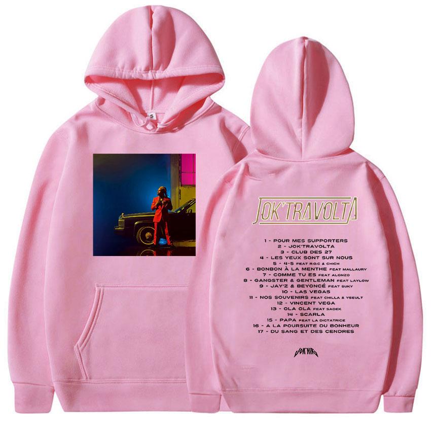 Rapper Jokair Jok Travolta Album 2025 Fans Hoodie Men's Hip Hop Fleece Pullover Sweatshirt Unisex Loose Fashion Clothing Hooded
