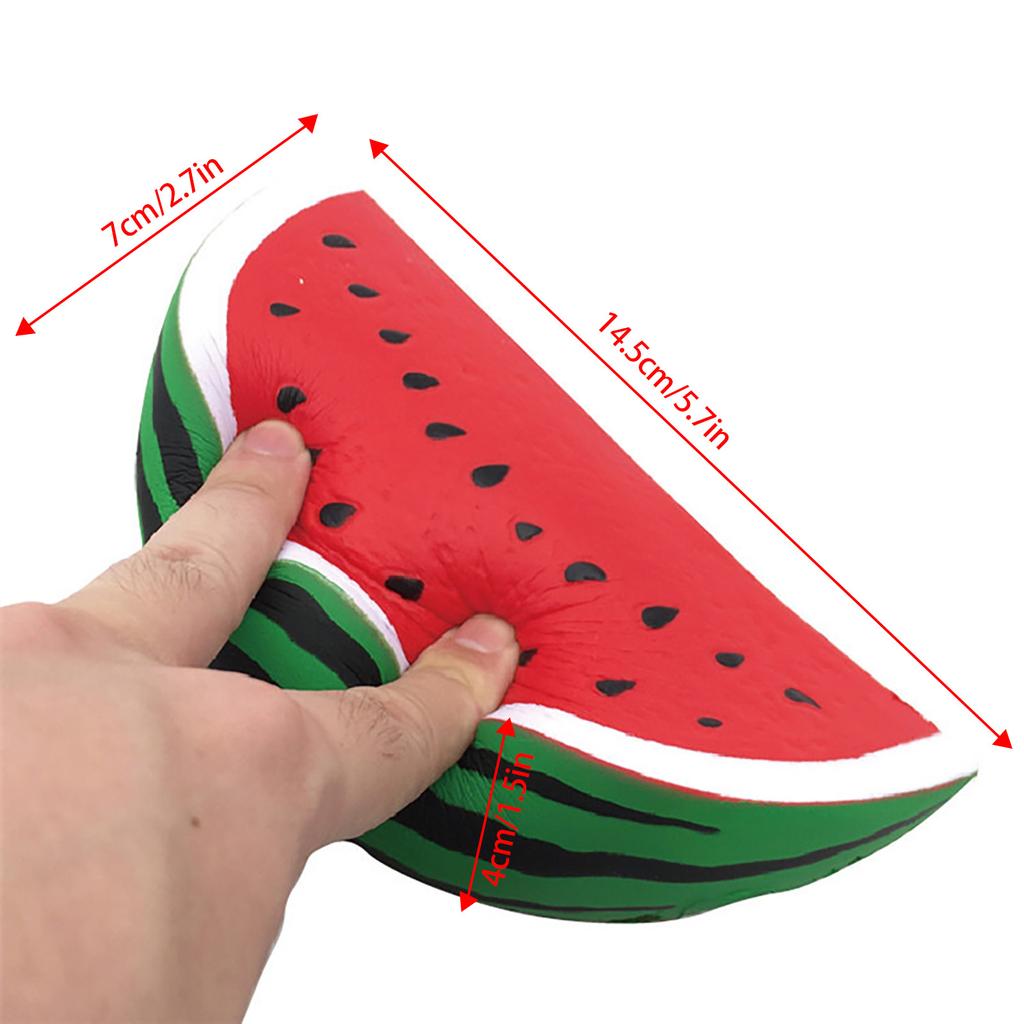 Watermelon Model Fake Food Decompression Toy Slow Rising Stress Reliever Toy
