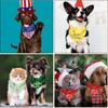 9 Pieces Dog Bandanas Scarf for Happy Halloween Birthday Party Supplies - Washable Triangle Kerchief Bibs for Cats and Pets - Costume Supply