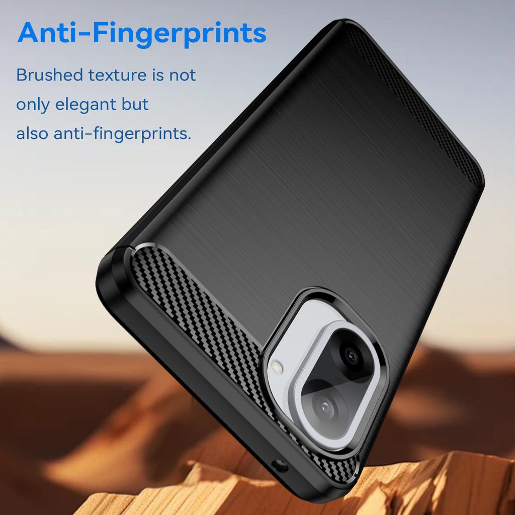 For OnePlus Ace 5 Racing 5G/Nord CE5 5G Case Protective Phone Cover Carbon Fiber Texture Brushed