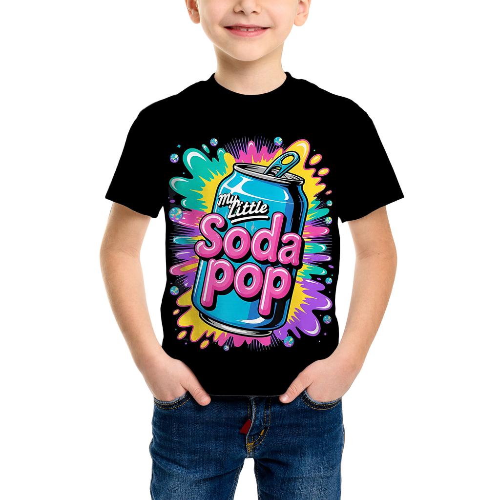 Demon Hunters Saja Boys Kids T-shirts Baby Girl Boy Cartoon Short Sleeve Tops Anime T-shirt Children's Clothing