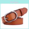 Genuine Leather Womens Belt With Pin Buckle For Casual Denim And Vintage Style