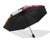 1pc Hello Kitty Automatic Folding Umbrella] Durable Iron Frame & Rod, Portable Folding, Makes a Great Holiday Gift yy251016273