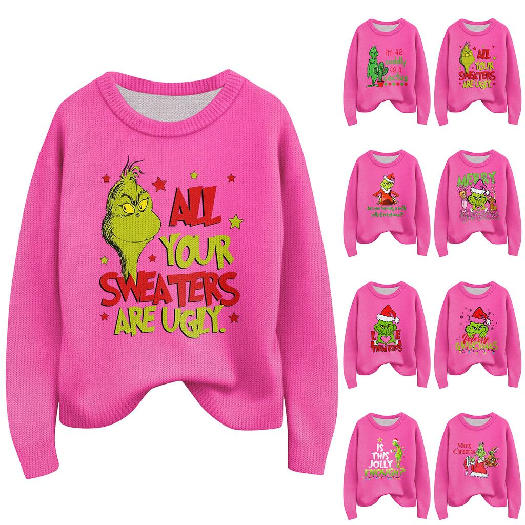 Women's Fashion Casual Long Sleeve Neck Sweater Pullover Top