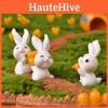 Cute Cartoon Animal Rabbit House Miniature Garden Resin Accessory
