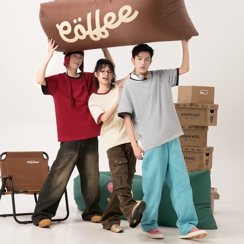 MINISO Men's 2025 Summer Trendy Cotton T-Shirt