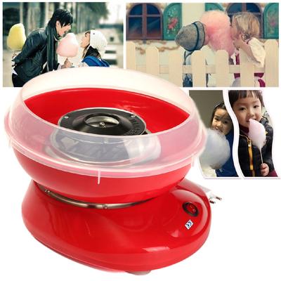 Máquina de Algodão Doce Doméstica Mini Portátil Elétrica DIY Máquina de Açúcar Processadores de Alimentos Fio Dental Para Crianças Presente 450-550W