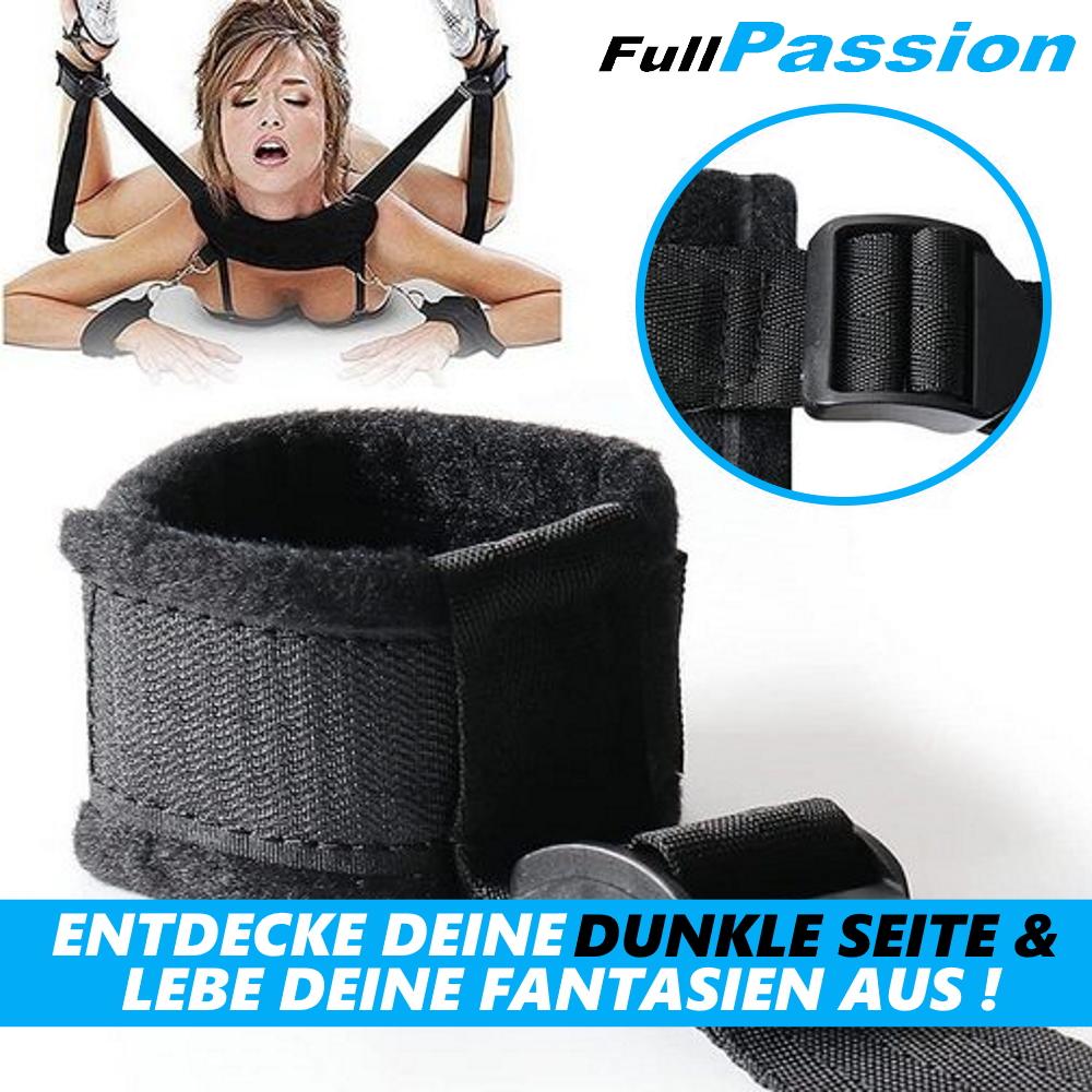 FullPassion SM Bondage Set BDSM Fesselset SM Sexspielzeug Extrem Bettfessel