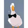 Canvas Painting Funny Memes Duck Posters and Prints Modern Lovely Duck Wall Art Picture for Living Room Home Bedroom Cafe Decor