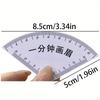 Eyebrow Stencil Ruler Template Versatile Lightweight Travel Size with Arch Guide Easy to Use